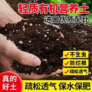 营养土花土土壤种植土养花专用通用型植物泥土盆栽多肉土家用种菜