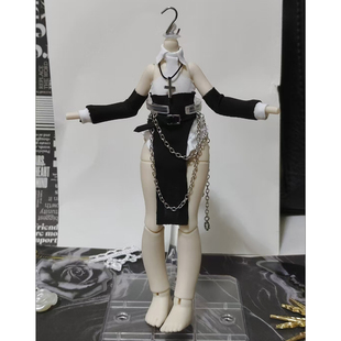 12分娃衣ob11阿巳2妖精体出逃体修女服bjd娃娃素体衣服女仆连衣裙