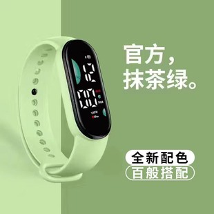 触屏显示夜光防水手表男女款 新品 爆款 运动手环电子手表女腕表